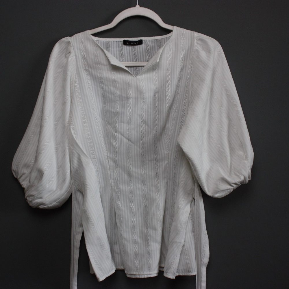 Balloon sleeve blouse